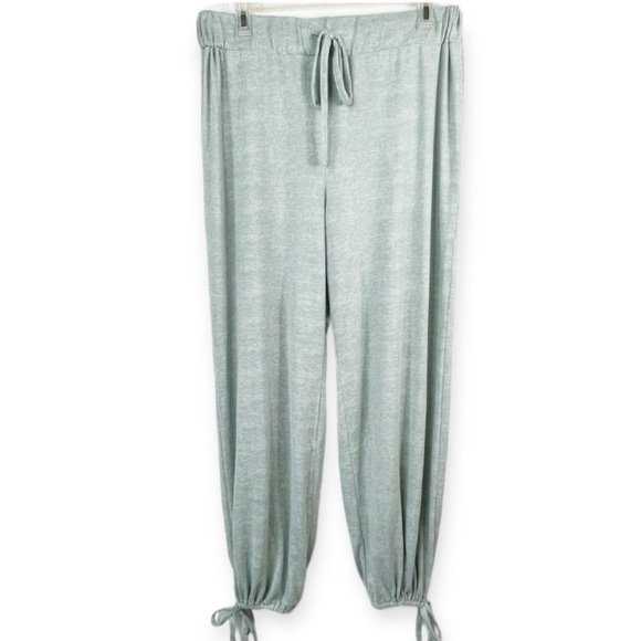 WORLD Market Convertible Lounge Pants Wide Leg & Jogger S/M Green - Picture 1 of 5